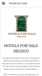Mobile Screenshot of mexicohotelsforsale.com